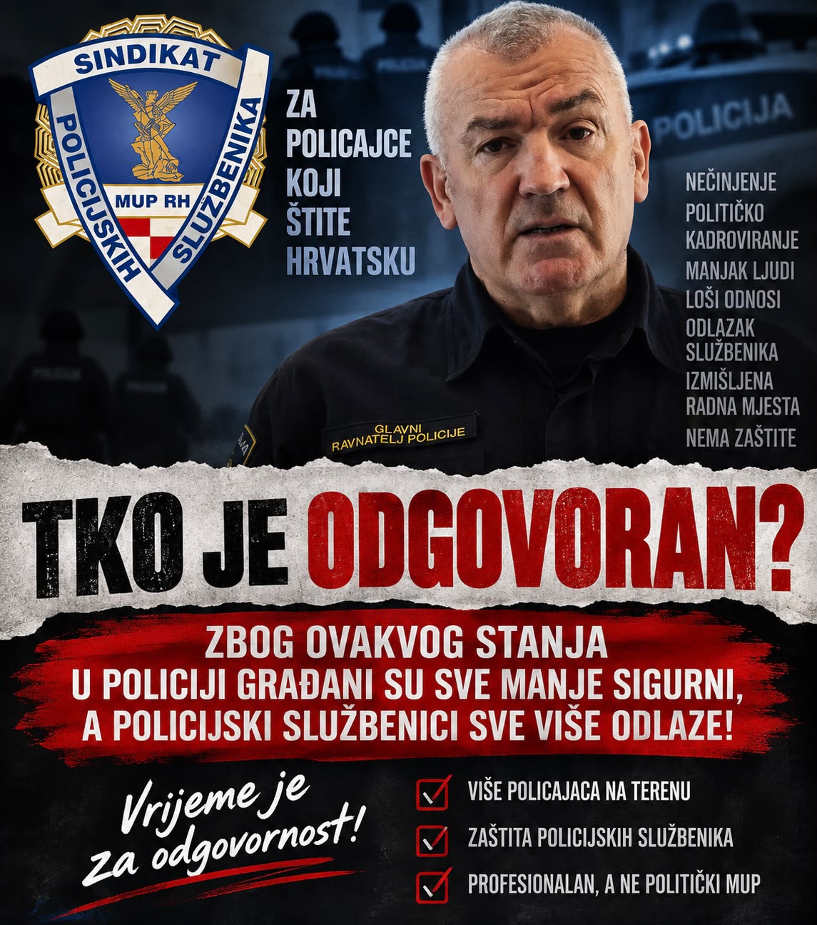 Priopćenje za medije nakon izjave Nikole Miline vezane za izvanredni nadzor povodom tragičnog događaja u Slatini