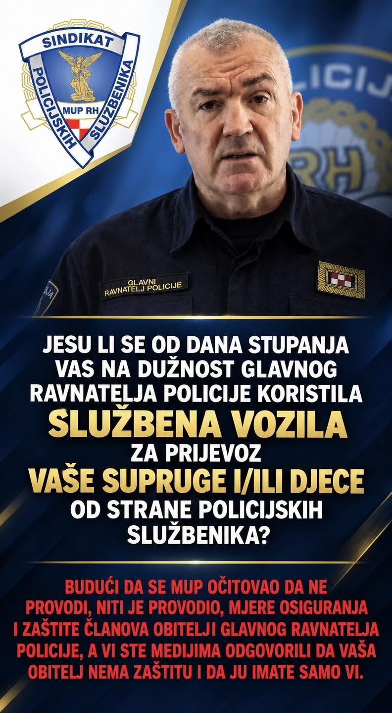 Pitali smo Nikolu Milinu prevoze li policijski službenici njegovu obitelj službenim vozilima MUP-a 